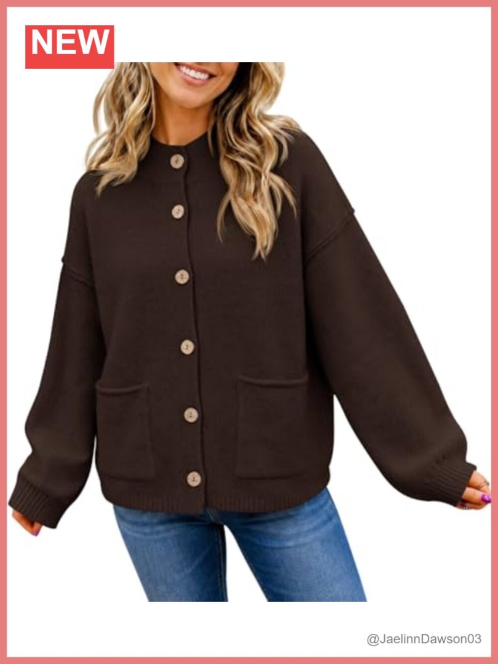 Womens Fall Cardigan Button Up Long Sleeve Open Front Soft Knit Sweater